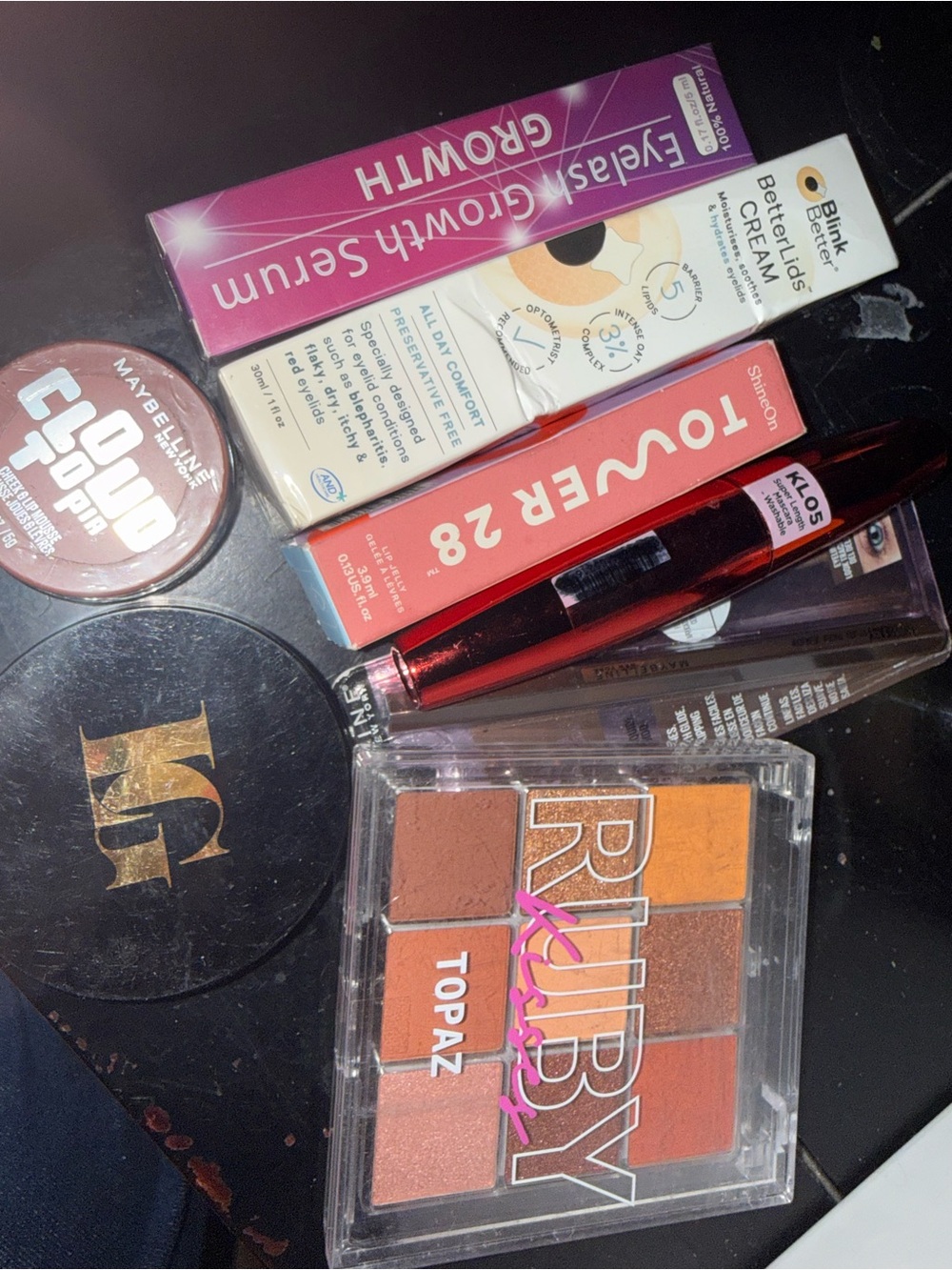 Maybelline Eyeshadow & Warm Tone Makeup Set — Topaz Browns & Coral Oranges